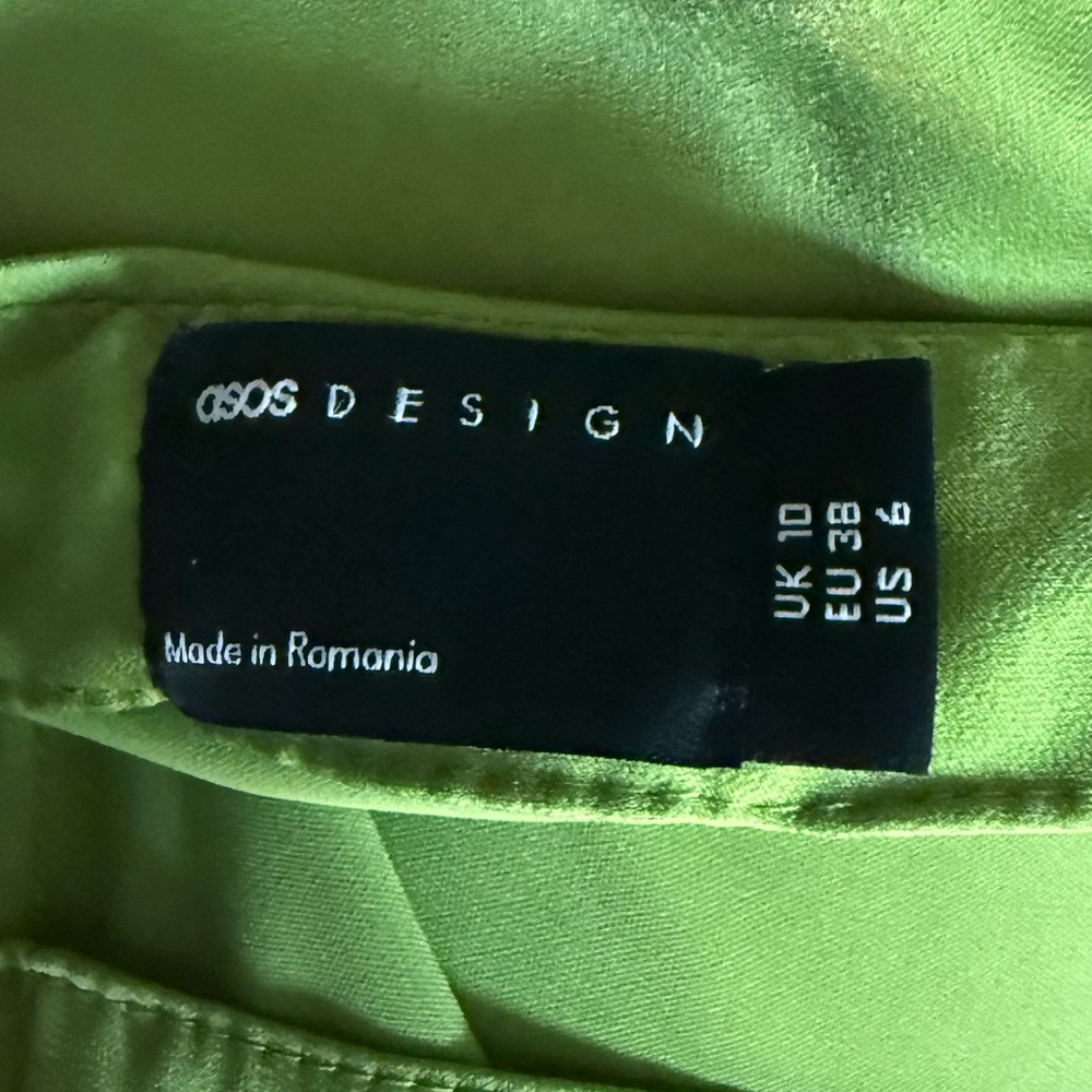 ASOS Cutout Lime Green Formal Dress - Picture 4 of 4